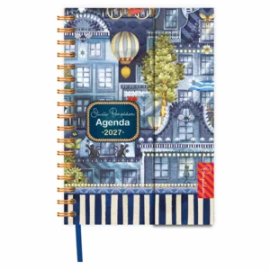 Agenda - Studio Pompidom - Spiraal - Blauw - 2027 - 20x25cm