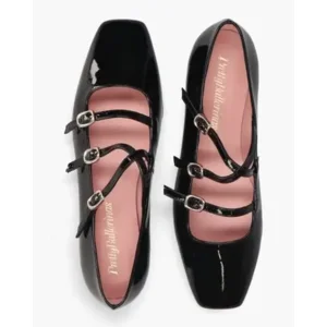 Pretty Ballerinas 50.697 Camille Zwart Dames Ballerina's