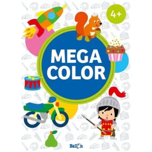 Extra dik MEGA COLOR kleurboek (4+ / 160 pagina's)