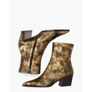 Zinda 3225-S Brons Metallic Dames Enkellaarsjes