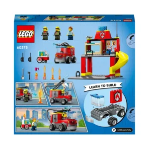 LEGO® 60375 City De Brandweerkazerne en de Brandweerwagen