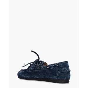Posa Boat Loafer Denim Dames Veterschoenen