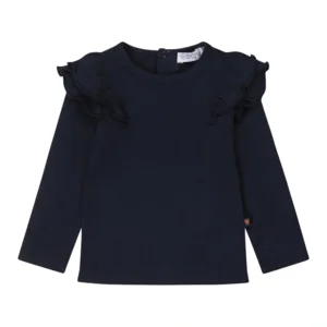 Dirkje Meisjes Lange mouwen Tshirt Donkerblauw