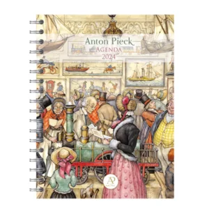 Bureau agenda - 2024 - Anton Pieck -  Stoom- en Scheepvaartmuseum - 17.6x23.8cm