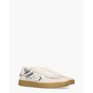 Si Willeke Zilver/Off-White Damessneakers