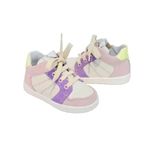 Romagnoli Beginstapper 8035R028 Ecru/Lila/Roos