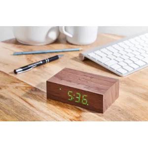 GINGKO FLIP CLICK CLOCK WALNUT