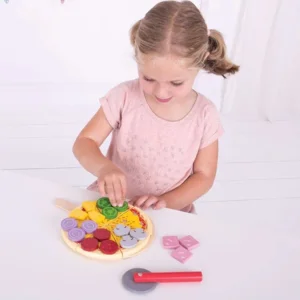 Speelgoedeten - Pizza snijden