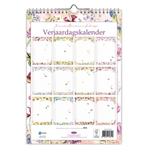 Verjaardagskalender - Janneke Brinkman - Voorjaar - 21x30cm