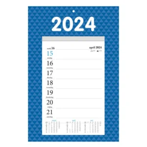 Weeknotitiekalender - 2024 - Op schild - 21x34cm