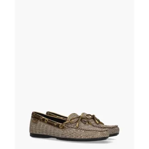 Kurt Geiger Eagle Moccasin Goud/Multi Damesloafers