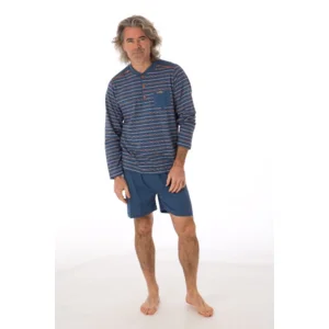 Perlina Heren pyjama: Lange mouw, Korte broek en lange broek ( LINA.76 )