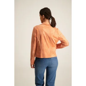 Signe Nature Vest: Suede, Peach kleur ( Signe.1055 )