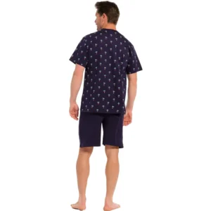 Pastunette heren pyjama: Korte mouw / Short, 100% Katoen ( pas.23 )