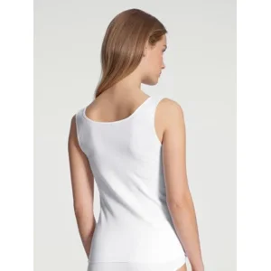 Calida Dames onderhemd met kant, Wit of Zwart: ( CAL.4 / CAL.111 )