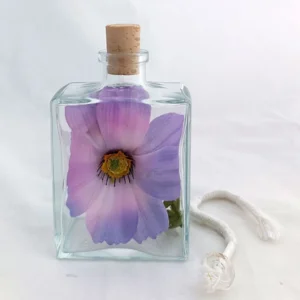 Olielamp Capri met Bloem (200 ml)