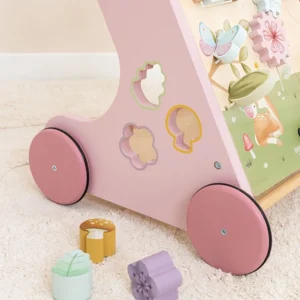 Babywalker - Loop / duwwagen - Fairy Garden - Met activiteiten - Roze