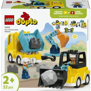 LEGO® 10475 DUPLO® 3-in-1 bouwvoertuigen
