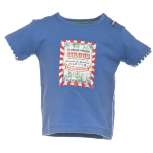 Beebielove Babykleding Blauwe Jongens Tshirt Circus