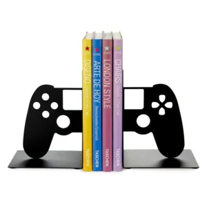 Balvi Boekensteunen Video Game Houder Joypad x2 Zwart Metaal