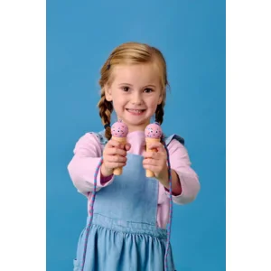 Springtouw Ijsjes Hout Kikkerland Kidoki