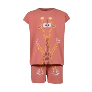 Woody Meisjes Pyjama Koraal, Giraf