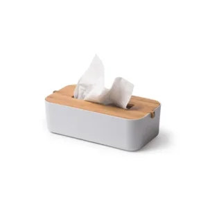 Lexon Zen Tissue box - Wit-bamboe