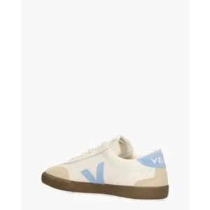 Veja Volley O.T. Leather Wit/Blauw Damessneakers