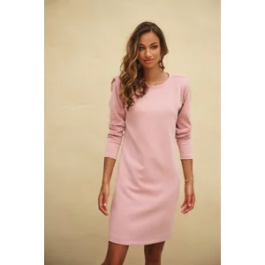 Esqualo kleed: Zacht roze, aangename stof, schoudervulling ( ESQ.199)