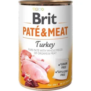 BRIT Pate & Meat Kalkoen 6 x 400gr