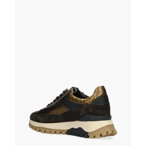 Floris Van Bommel Grommi 01.17 Bruin Damessneakers