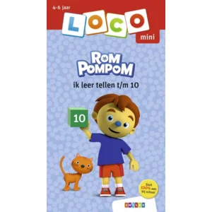 Loco Mini - Boekje - Rompompom - Ik leer tellen t/m 10 - 4-6 Jaar