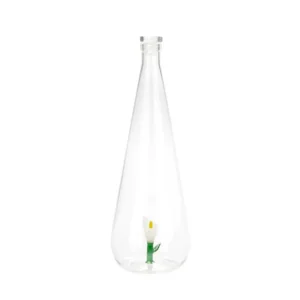 Balvi Waterfles Karaf Lily Wit 1L Glas