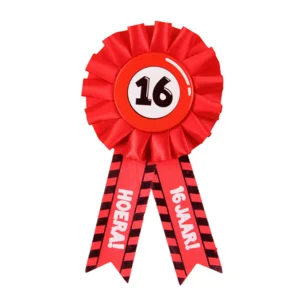 Rozet - 16 jaar - Verkeersbord