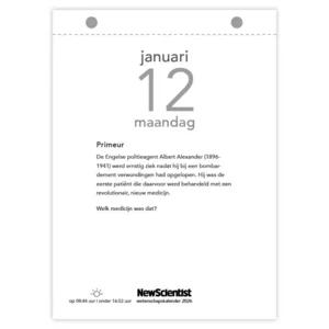 Scheurkalender - 2026 -Wetenschapsscheurkalender - 13x18cm