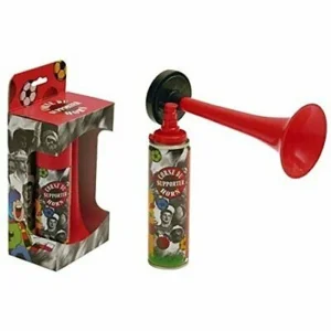 Supporter hoorn met gas bus - Toeter met vulling  70 ml - 100% brandveilig