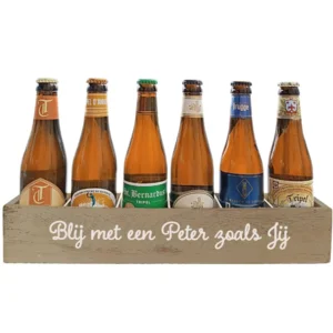 Bierpakket Tripel Bier: Blij met een Peter zoals Jij - Kratje