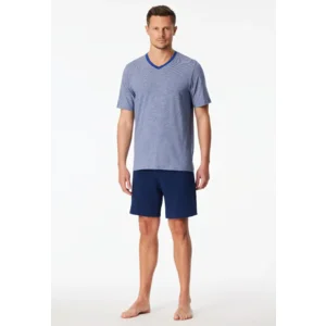 Schiesser – 95/5 Collectie – Pyjama – 183585 – Royal Blauw