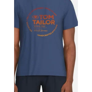Tom Tailor Heren Pyjama: Blauw, korte mouw, short ( TOM.33 )