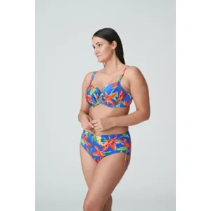 Prima Donna Swim Latakia voorgevormde bikini in blauw met bloemenprint