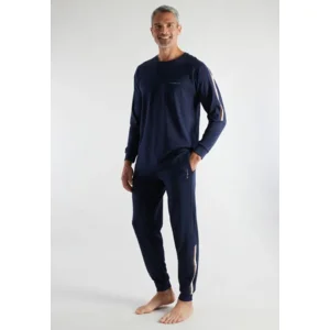 Bugatti Heren jogging / homewear: Blauw ( CEC.54 )