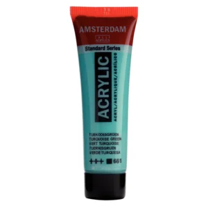 Acrylverf - 661 - Turkoois groen - Amsterdam - 20ml