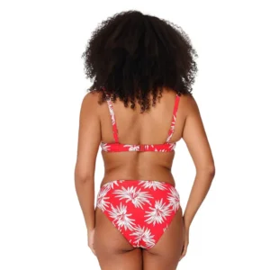 Lingadore Exotic strapless bikini in rood en wit
