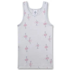 Sanetta meisjes singlet: licht blauw ( SAN.156 )