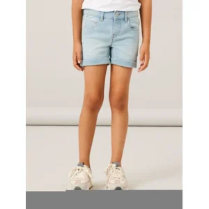 Name it Meisjeskleding Jeans Short Salli Slim Fit Light Blue