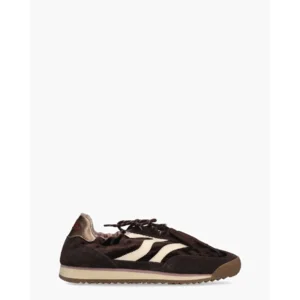 MRP By Maripé Utah V.12 Donkerbruin/Off-White Damessneakers