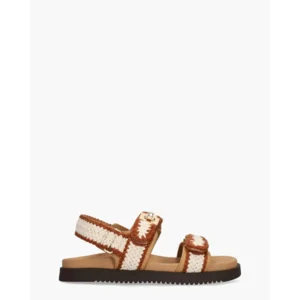 Steve Madden Mona-m Roomwit/Cognac Damessandalen