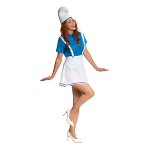 Kostuum - Smurfin - Mevrouw Smurf - S