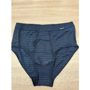 Ammann Heren Slip met opening : Blauw gestreept ( AMM.593 )
