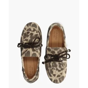 Via Vai June Loua Luipaardprint Damesloafers